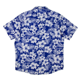 Mens Shirt Blue Floral L