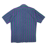 BONDS Mens Shirt Green Striped L