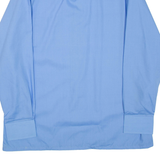 ETON Mens Plain Shirt Blue Long Sleeve L