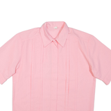 Womens Plain Shirt Pink M