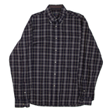 PAUL & SHARK Mens Shirt Blue Check Long Sleeve L