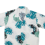 Mens Shirt White Floral M