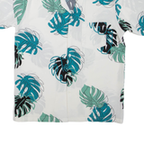 Mens Shirt White Floral M