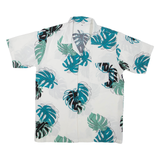 Mens Shirt White Floral M