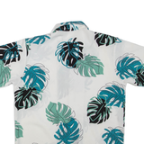 Mens Shirt White Floral M