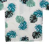 Mens Shirt White Floral M