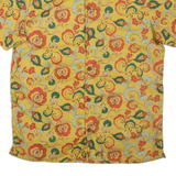 SPRINGFIELD Mens Shirt Yellow Floral M