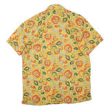 SPRINGFIELD Mens Shirt Yellow Floral M