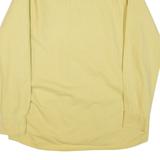 BORRONI Mens Plain Shirt Yellow Long Sleeve L