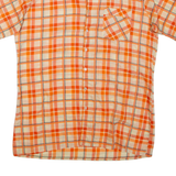 MARC THOMBARD Mens Shirt Orange Check L
