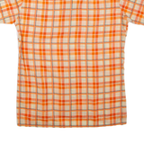 MARC THOMBARD Mens Shirt Orange Check L
