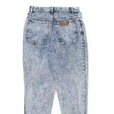 PROGRESS SPORT Womens Jeans Blue Regular Mom 90s Acid Wash W28 L30