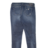 GUESS Starlet Distressed Womens Jeans Blue Slim Skinny Stone Wash W31 L34
