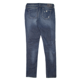GUESS Starlet Distressed Womens Jeans Blue Slim Skinny Stone Wash W31 L34