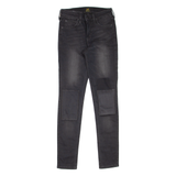 LEE Jodee Womens Jeans Black Slim Skinny W26 L31