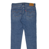 LEVI'S 710 BIG E Womens Jeans Blue Slim Skinny Stone Wash W27 L28