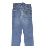 CARHARTT WIP Womens Jeans Blue Slim Tapered Stone Wash W26 L33