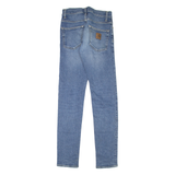 CARHARTT WIP Womens Jeans Blue Slim Tapered Stone Wash W26 L33