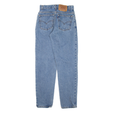 LEVI'S 550 Womens Jeans Blue Relaxed Tapered W24 L27