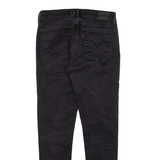 LEVI'S 710 BIG E Womens Jeans Black Slim Skinny W28 L26