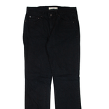 LEVI'S 505 Womens Jeans Black Regular Straight W30 L31