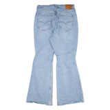 LEVI'S 70's High BIG E Distressed Womens Jeans Blue Regular Flared W31 L30