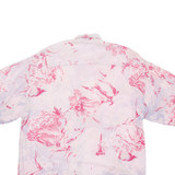 BELLINO CASUALS Mens Shirt Pink Viscose Crazy Pattern M