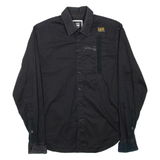 G-STAR RAW Originals Mens Plain Shirt Black Long Sleeve S