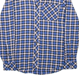 CARHARTT WIP Mens Shirt Blue Check Long Sleeve S