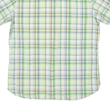 TOMMY HILFIGER Mens Shirt Green Check L
