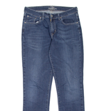 LEVI'S Womens Jeans Blue Slim Straight Stone Wash W30 L32