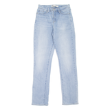LEVI'S 512 Perfectly Slimming Womens Jeans Blue Slim Straight W28 L32