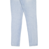 LEVI'S Mid Rise Womens Jeans Blue Slim Skinny Stone Wash W27 L32