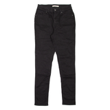 LEVI'S 721 High Rise Womens Jeans Black Slim Skinny W27 L30