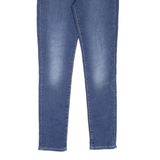 LEVI'S 711 BIG E Womens Jeans Blue Slim Skinny Stone Wash W29 L30