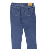 LEVI'S 711 BIG E Womens Jeans Blue Slim Skinny Stone Wash W29 L30