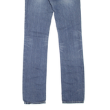 LEVI'S 555 03 Womens Jeans Blue Slim Straight Stone Wash W28 L32