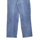 NATHALIE B Womens Jeans Blue Regular Straight Stone Wash W27 L29