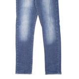 ARMANI JEANS J10 Mens Jeans Blue Slim Straight Stone Wash W33 L34