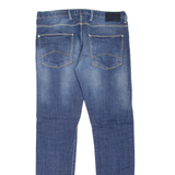 ARMANI JEANS J10 Mens Jeans Blue Slim Straight Stone Wash W33 L34
