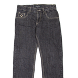 SOUTHPOLE Mens Jeans Black Regular Straight W29 L30