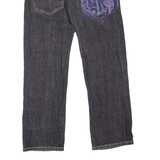 SOUTHPOLE Mens Jeans Black Regular Straight W29 L30