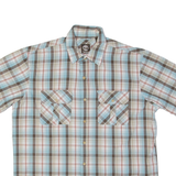 TIMBERLAND Mens Shirt Blue Plaid L