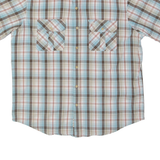 TIMBERLAND Mens Shirt Blue Plaid L