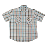 TIMBERLAND Mens Shirt Blue Plaid L
