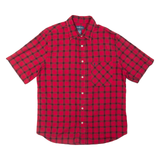 RALPH LAUREN Mens Shirt Red Plaid M