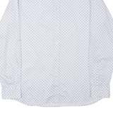 TED BAKER Mens Shirt White Crazy Pattern Long Sleeve M