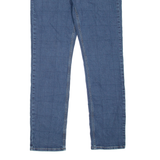 LEVI'S 511 Jeans Check Mens Blue Slim Straight W30 L32