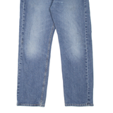 LEVI'S 505 Jeans Mens Blue Regular Straight Stone Wash W34 L30