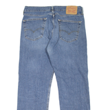 LEVI'S 505 Jeans Mens Blue Regular Straight Stone Wash W34 L30